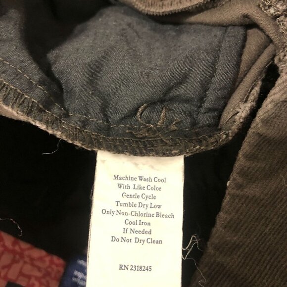 Vineyard Vines Corduroy Pants Brown Cotton Spandex - Picture 4 of 6
